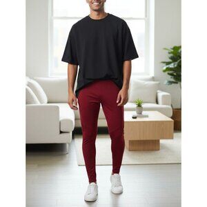 Daniel Patrick Men's Red Athletic Leggings Size M
